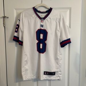 Nike Nic Jones New York Giants NFL Jersey with Blue and Red Size L